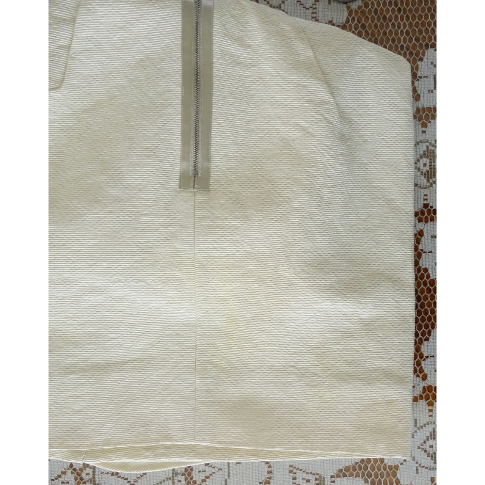 6267 Ivory Beige Strapless Cocktail Dress sz 0 2 - Picture 6 of 8